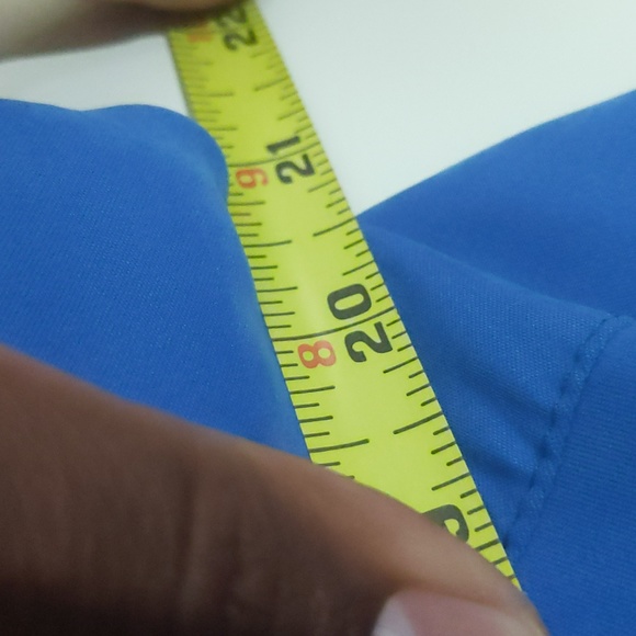 Apropos| Vibrant Blue Spring or Fall Button Up Jacket Polyester Nylon Blend - Picture 13 of 16